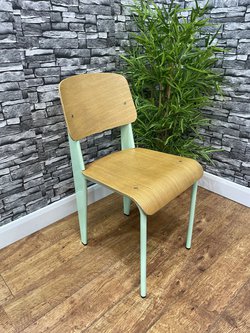 green bistro chairs