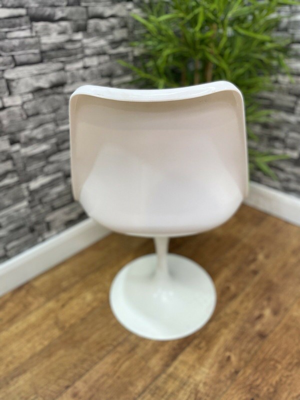 White swivel cafe chairs