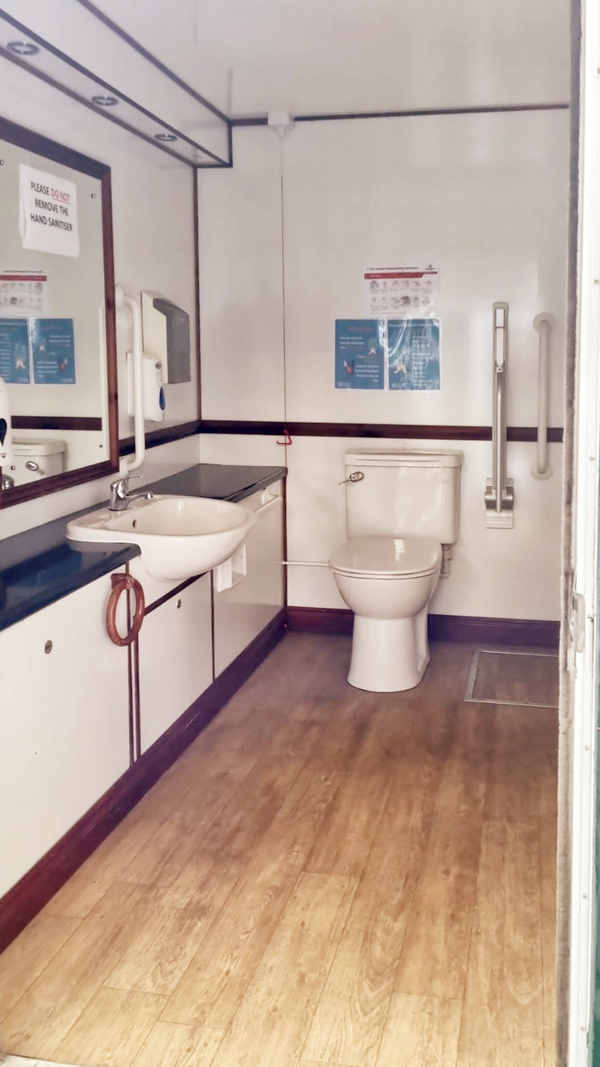 Disabled and Accessible toilet trailer for sale