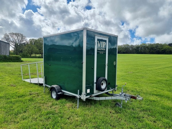 VIP disabled toilet trailer