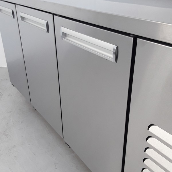 Stainless steel bench freezer