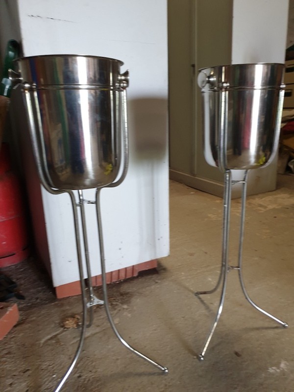 Wine Buckets on stands for sale