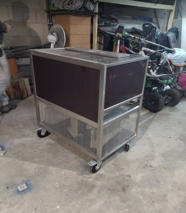Bespoke Mobile Bar with Dispense System on Wheels with Taps