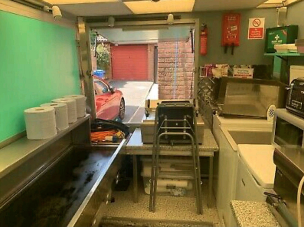 Used food catering truck