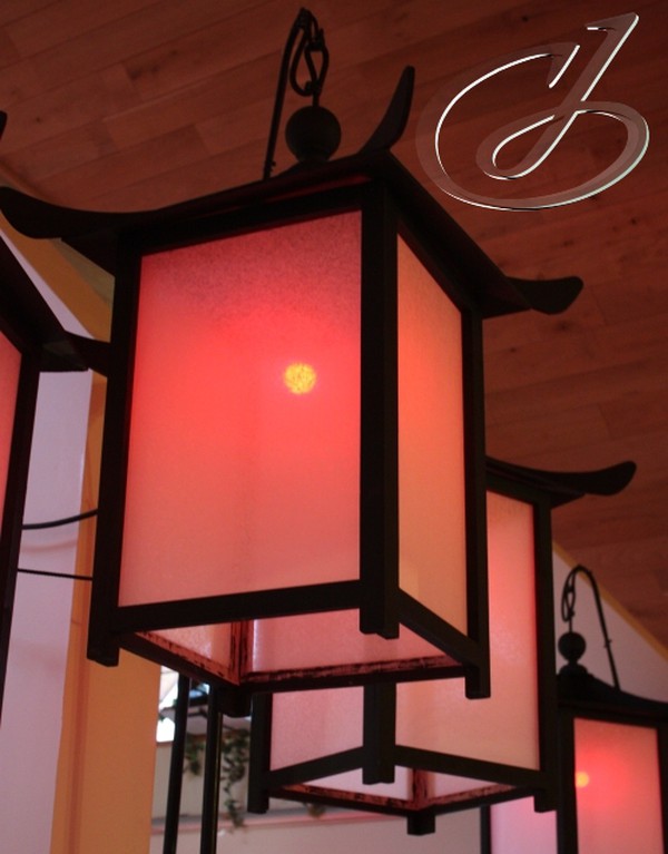 Large Japanese Hanging Lanterns