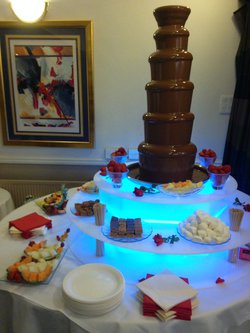 Sephra Convertible Chocolate fountain with illuminated stand