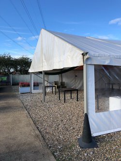 9m x 9m Framed marquee for sale