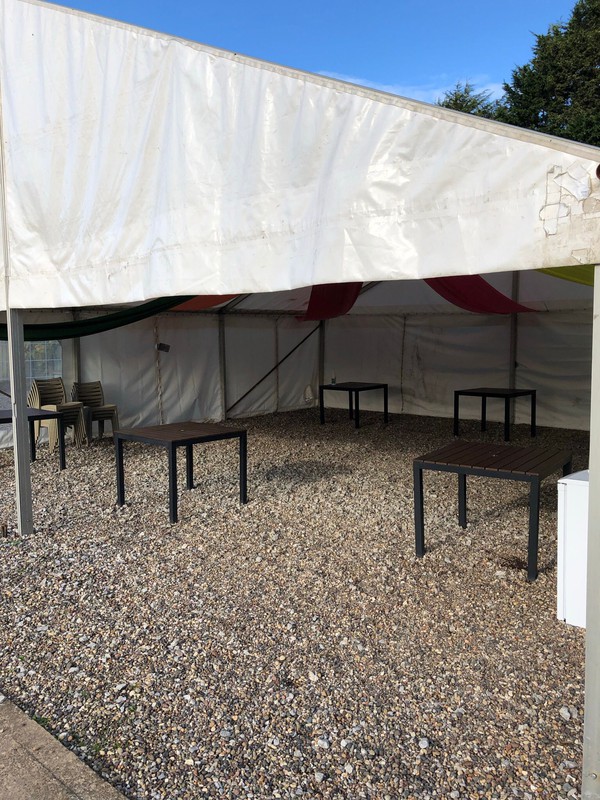 9m x 9m Clearspan Marquee for sale