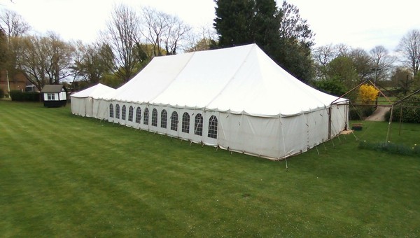 Ex hire pole marquee for sale