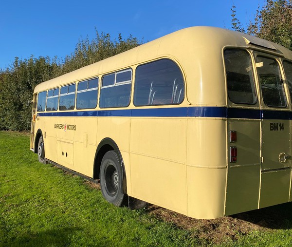 Vintage bus glamping pod conversion