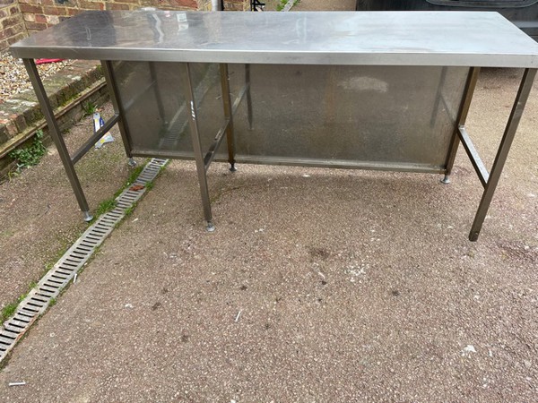 1.9m steel table