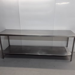 2.4m stainless steel table for sale
