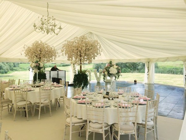 Wedding marquee hire business