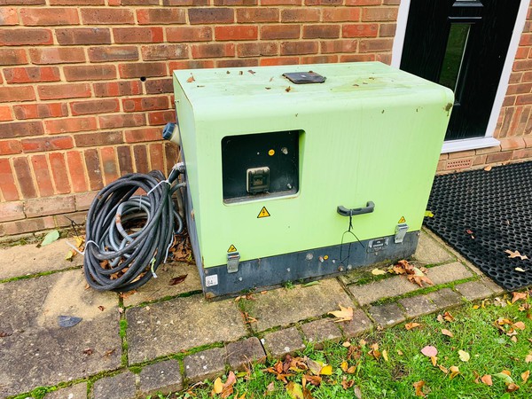 Silenced stand by power generator