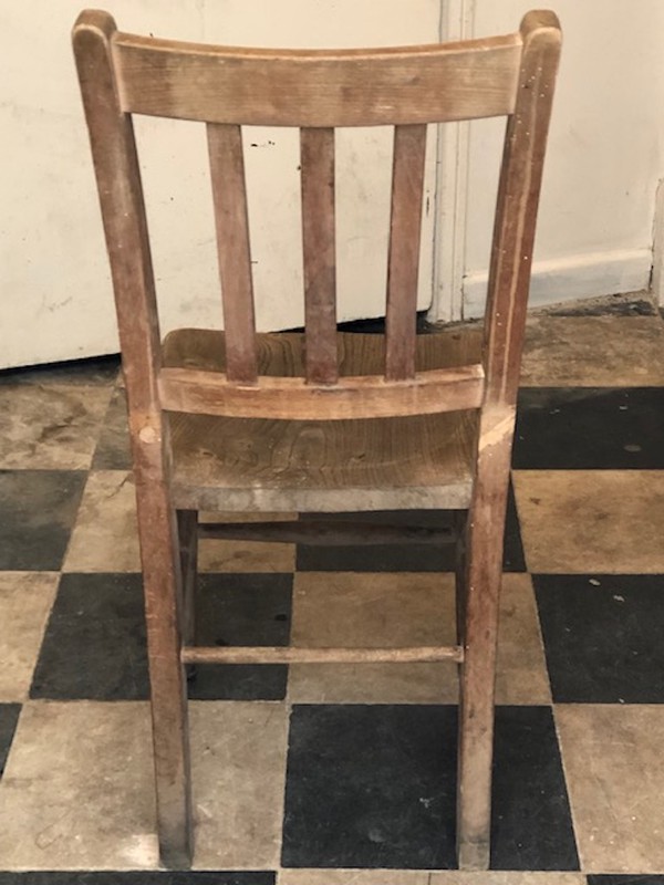 Selling vintage wood church/chapel chairs