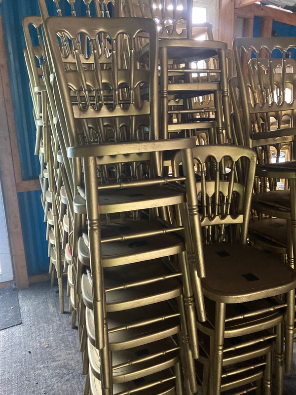Gold Cheltenham chairs for sale