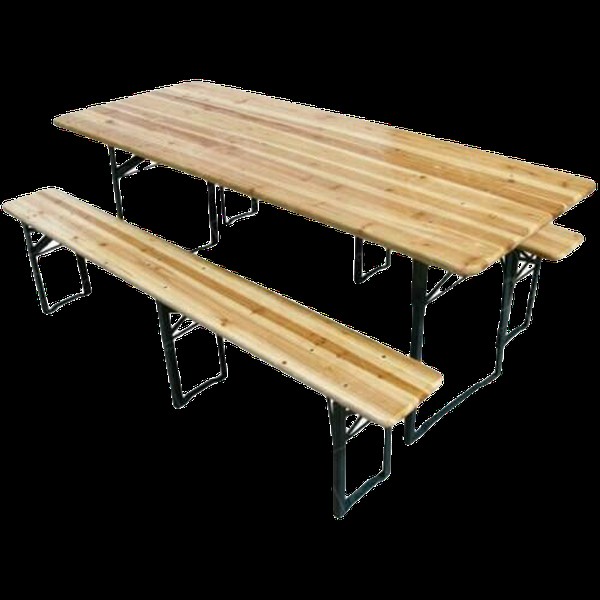 Folding Benches and Table