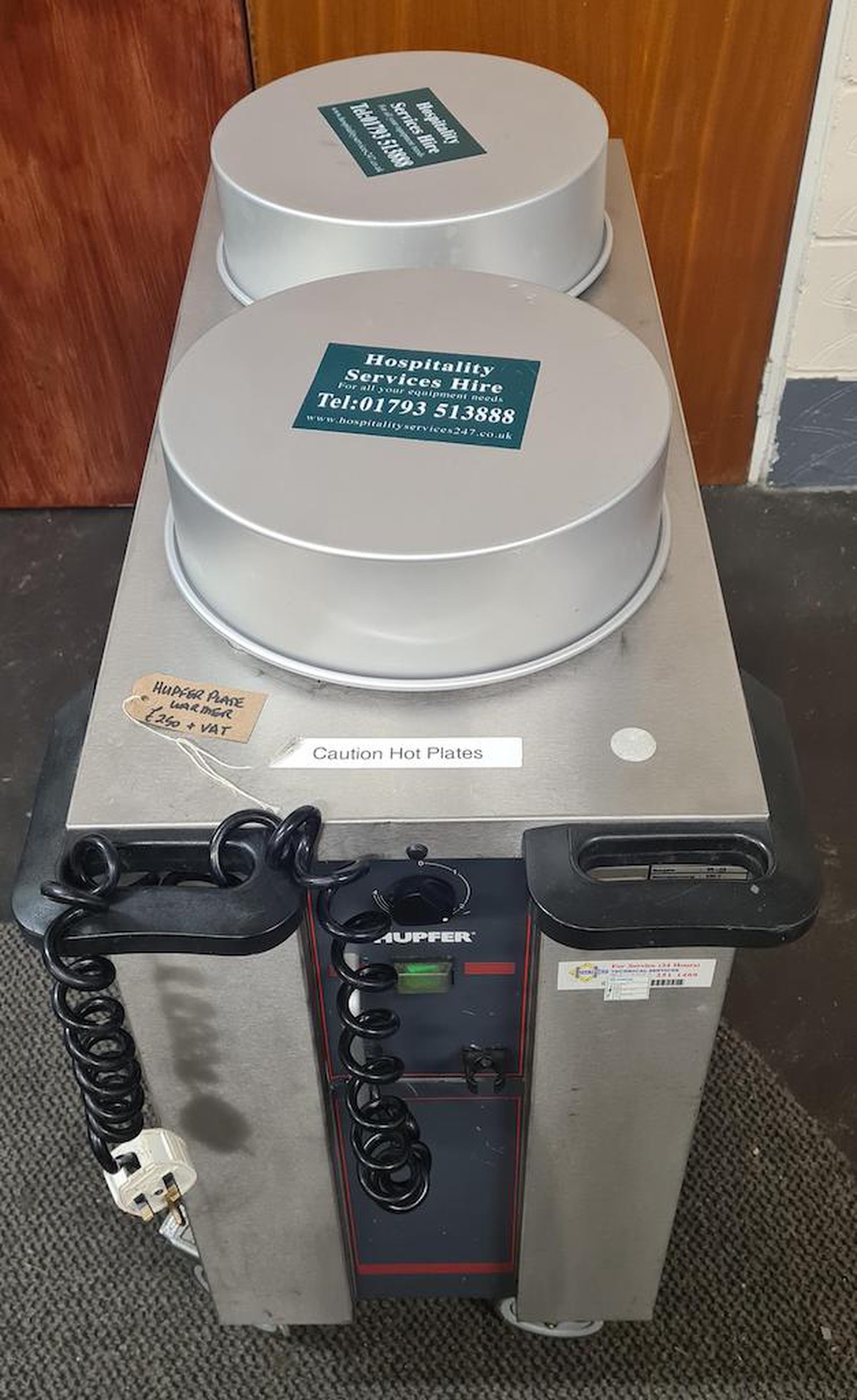 Secondhand Catering Equipment Plate Lowerater / Warmer 2x Hupfer
