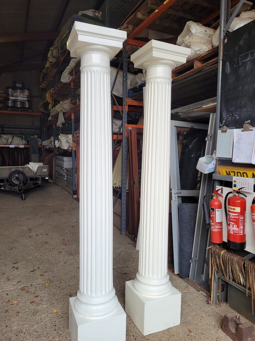 Pair of White Columns Pair of White Columns