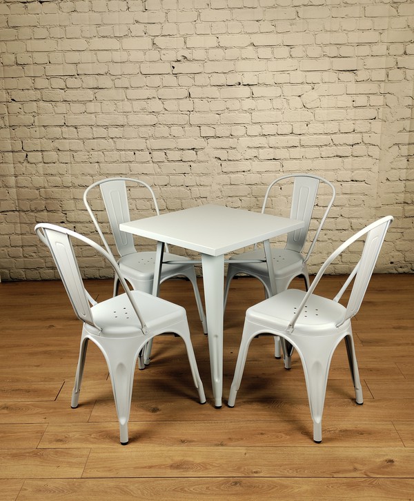 Tolix Table and Chairs for sale