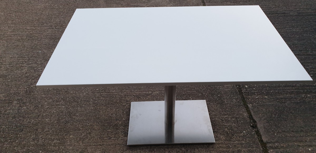 Secondhand Chairs and Tables Table Bases 12x Chrome Pedestal Table