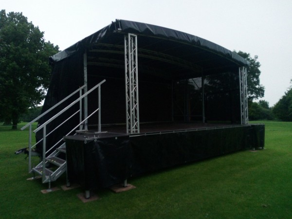 6m X 6m Arch Roof Mobile Trailer Stage 6