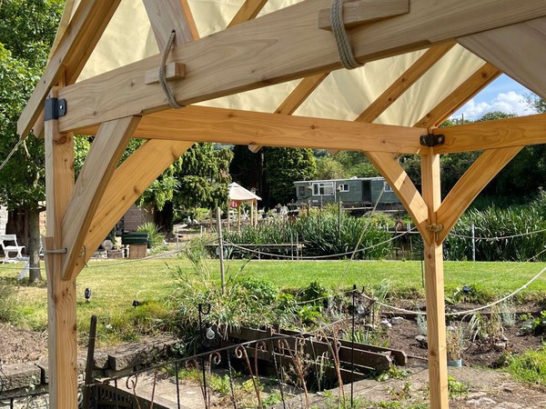 Small Timber Framed Tent / Canopy / Gazebo