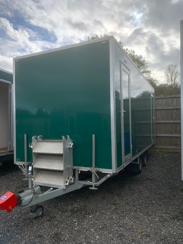 3 + 1 Pea Green toilet trailer for sale