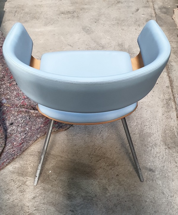 Cut Out Curved Back Tub Chairs for sale