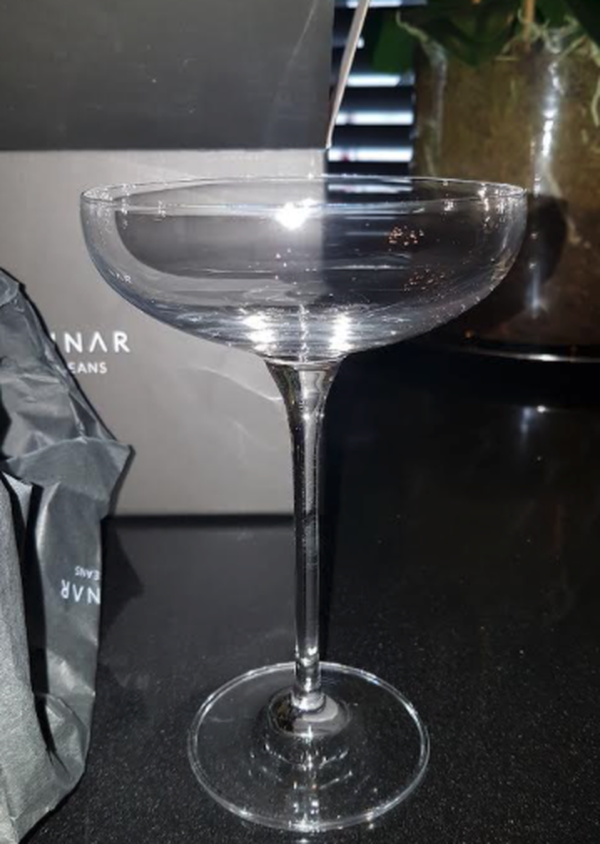 New coupe Lunar Oceans Champagne glasses