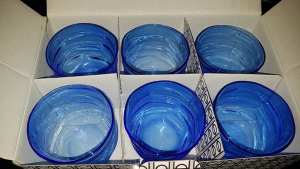 Secondhand Ichendorf Milano Poseidon Blue glassware