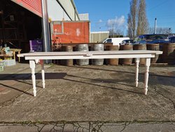 8Ft / 2.4m trestle table with farmhouse legs