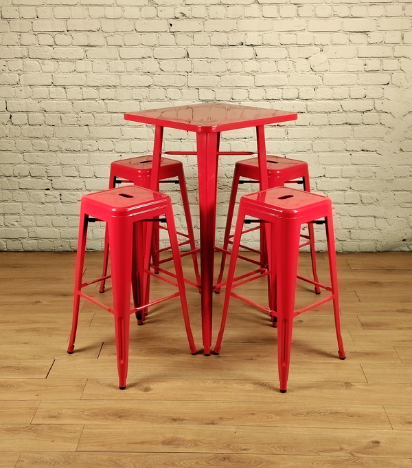 Red Tolix cafe furniture for sale