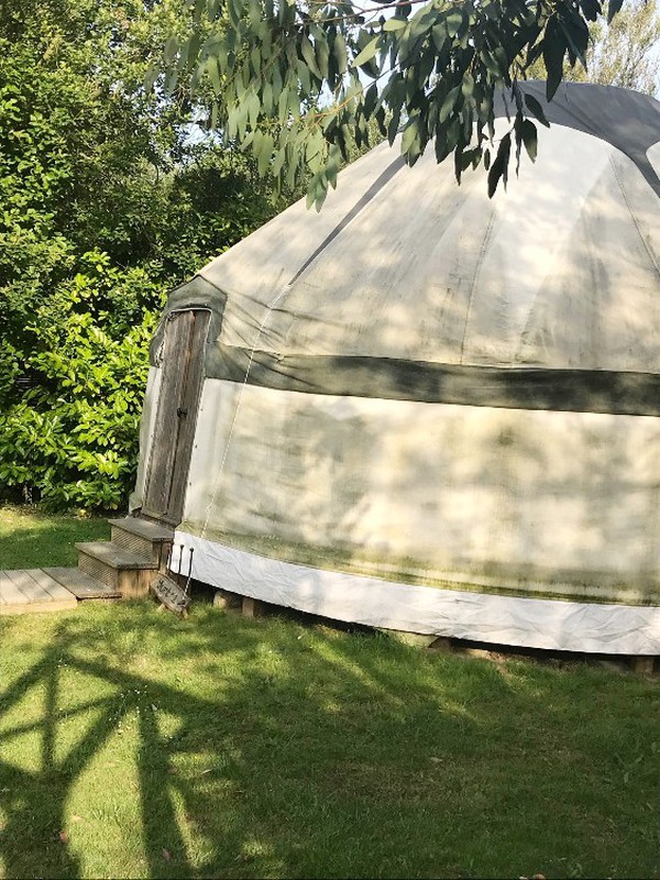 Canvas Yurt with doors