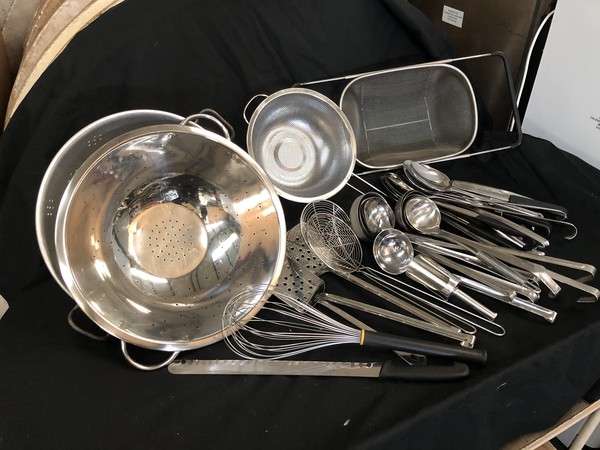 Secondhand utensils for sale