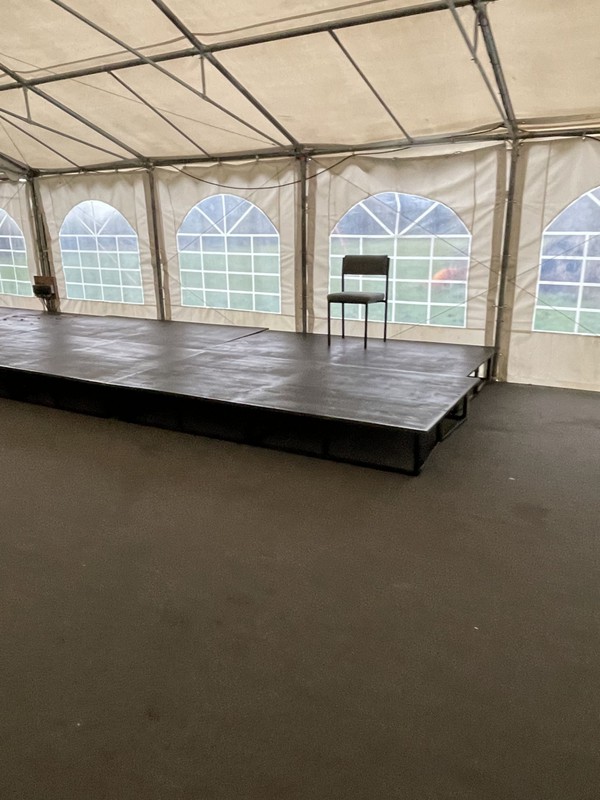 Folding 8ft x 4ft stage