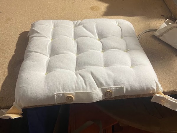Buy Used Bleached square seat pads