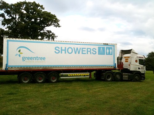 Container shower block ideal for festivals camping or glamping Container shower block ideal for festivals camping or glamping