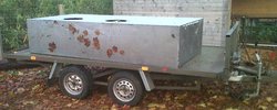 Steel Trailer with Hydraulic Tipping Mechanism