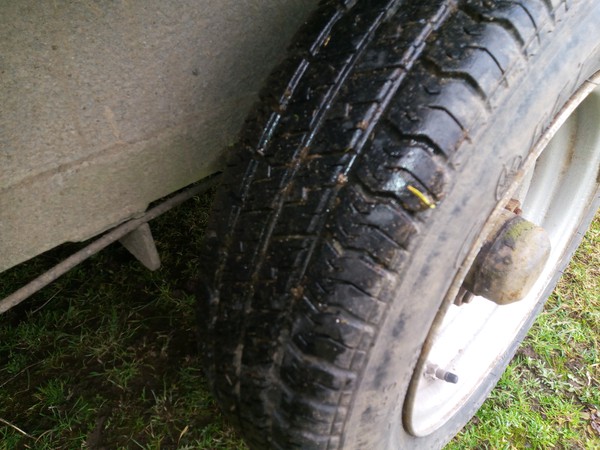 Trailer spare tyre