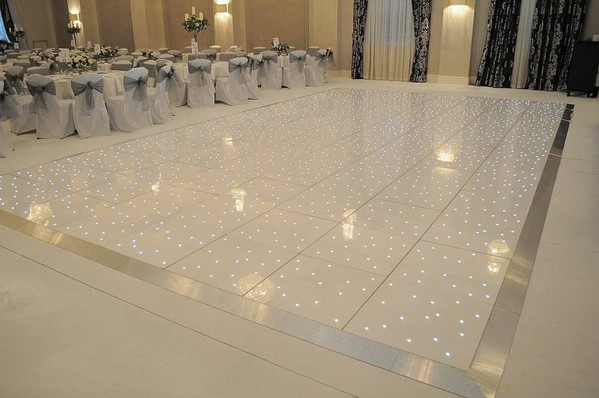 22ft x 22ft White LED Starlight Portable Floor Maker Dance Floor