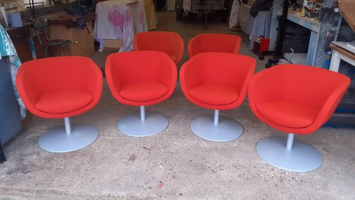 Tub chairs with Swivel bases Tub chairs with Swivel bases