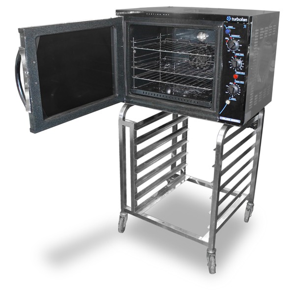 Turbo fan oven and stand