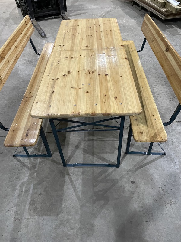Selling Folding Trestle Tables and Benches