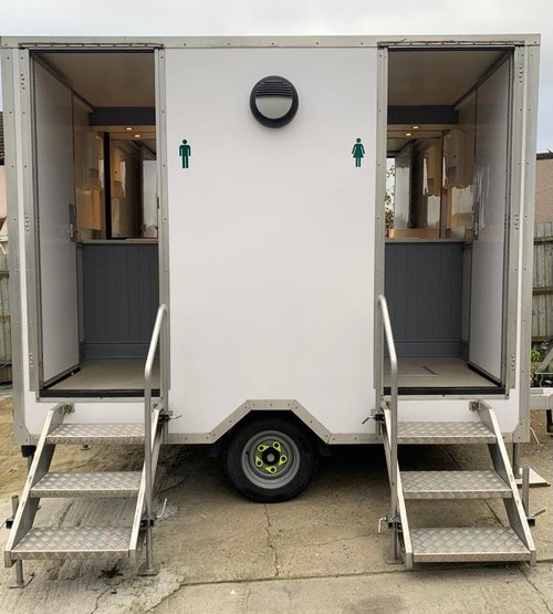 High Quality Luxury Toilet Trailer 1+1 for sale High Quality Luxury Toilet Trailer 1+1 for sale