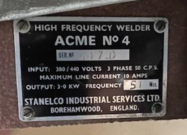 High Frequency Welder for PVC products