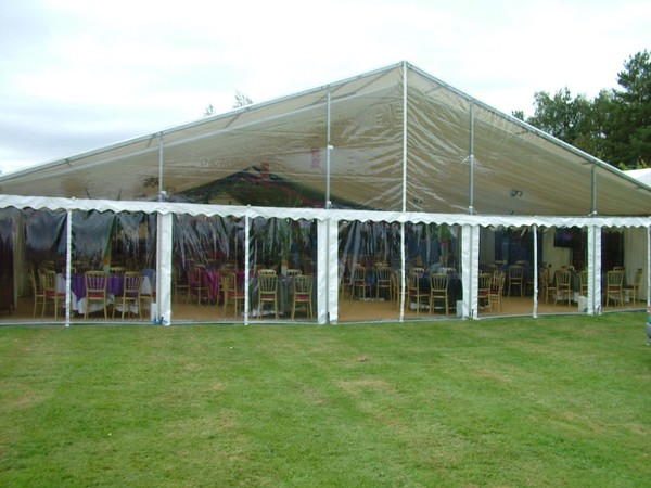 Buy Used 15m Tent Set Clear Gables