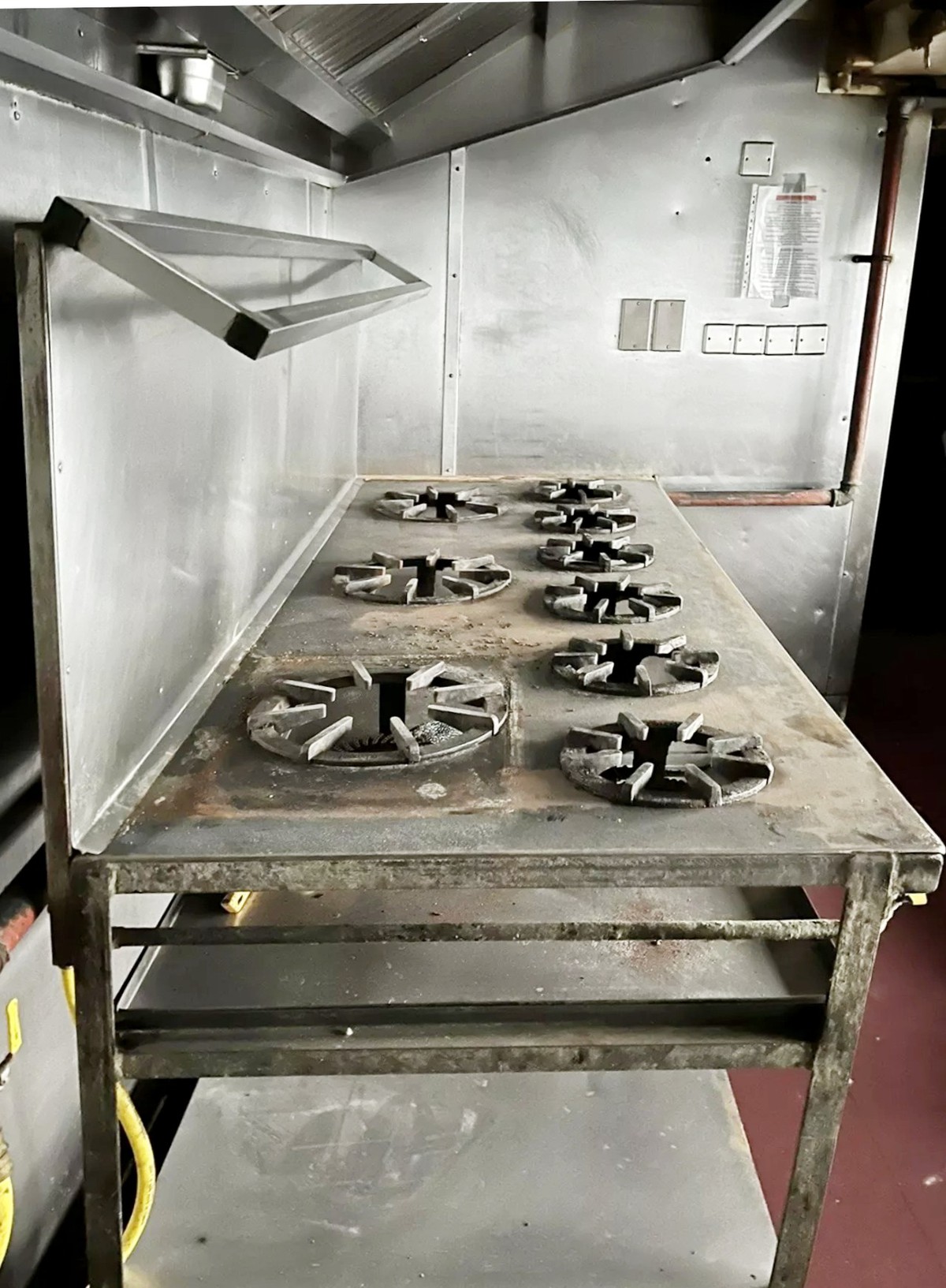 Secondhand Catering Equipment Boiling Tops and Hobs 9 Ring Gas Hob