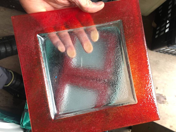 Square glass plates for sale