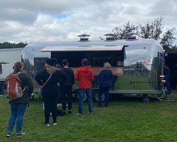 24ft Airstream Trailer with 25 rotisserie